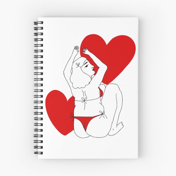 Item preview, girl in bikini and hearts designed and sold by amorotaller.