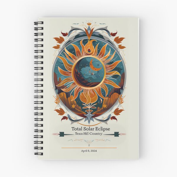 Item preview, Eclipse Over Texas Hill Country: April 8, 2024 Solar Eclipse Poster designed and sold by David Balzen.