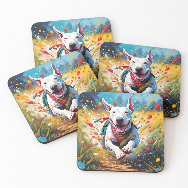 Item preview, Happy Bull Terrier designed and sold by Rorulent.