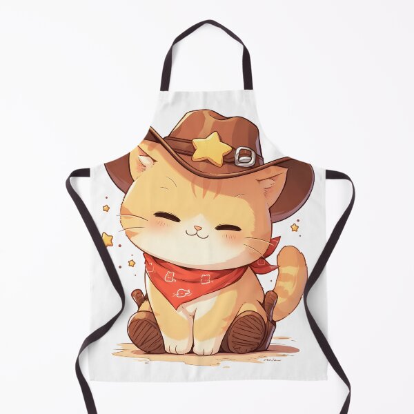 Item preview, Cute Cat With Cowboy Hat designed and sold by CoolMantras.