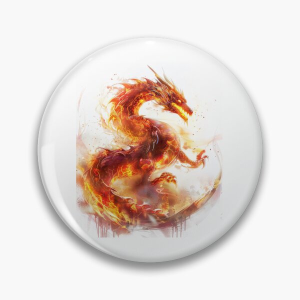Item preview, Flame dragon designed and sold by ArtEpicDesigns.