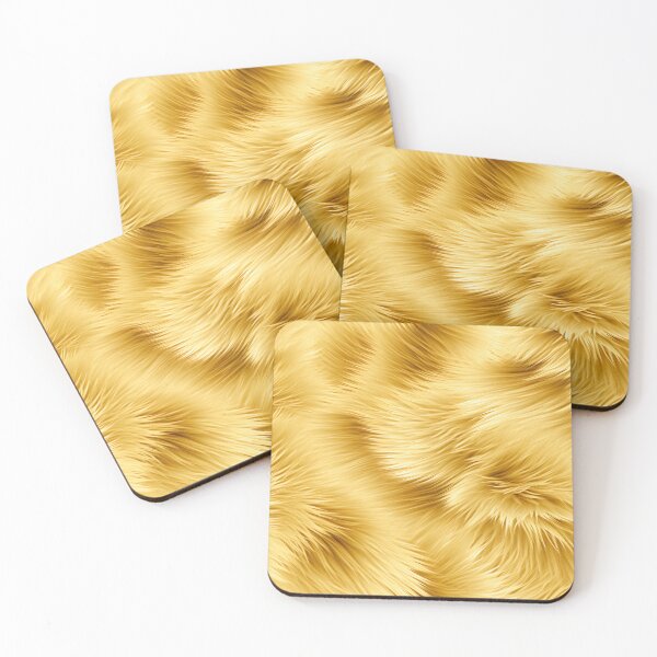 Item preview, Golden shiny fluffy feathers designed and sold by LittleWorldShop.