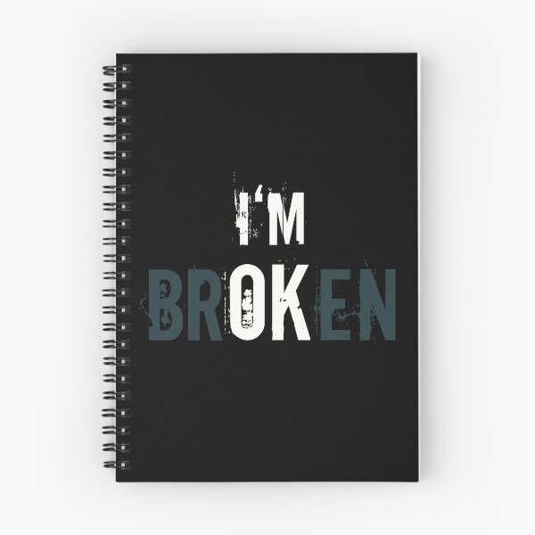 Item preview, I'm broken - I'm ok - statement of resilience designed and sold by beDiceDesigns.