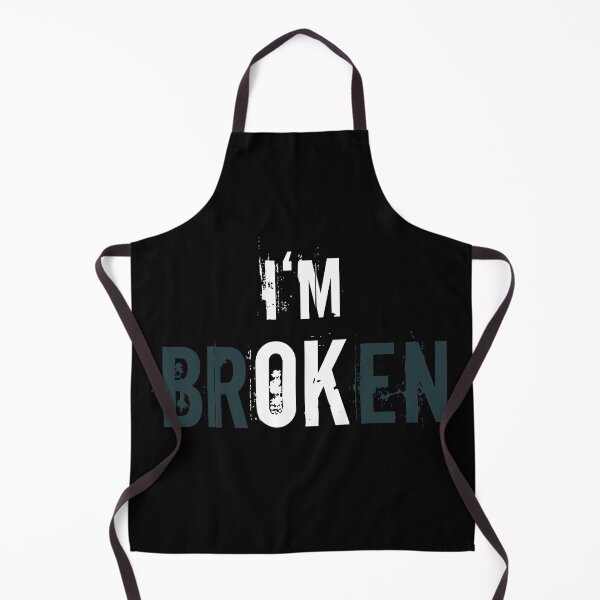 Item preview, I'm broken - I'm ok - statement of resilience designed and sold by beDiceDesigns.