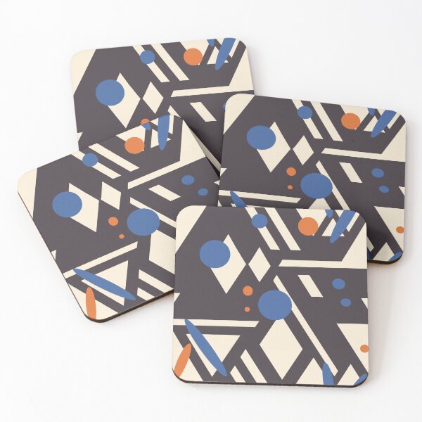 Item preview, Abstract geometry pattern designed and sold by Karin Schön.
