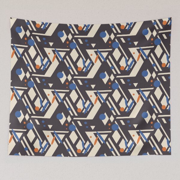 Item preview, Abstract geometry pattern designed and sold by Karin Schön.