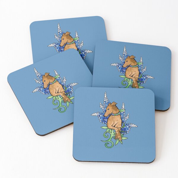 Item preview, Bluebonnets Greyhound designed and sold by FrictionMaxxing.