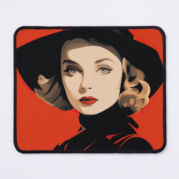 Item preview, Lillian Gish | Red minimalism designed and sold by ComicsFactory.