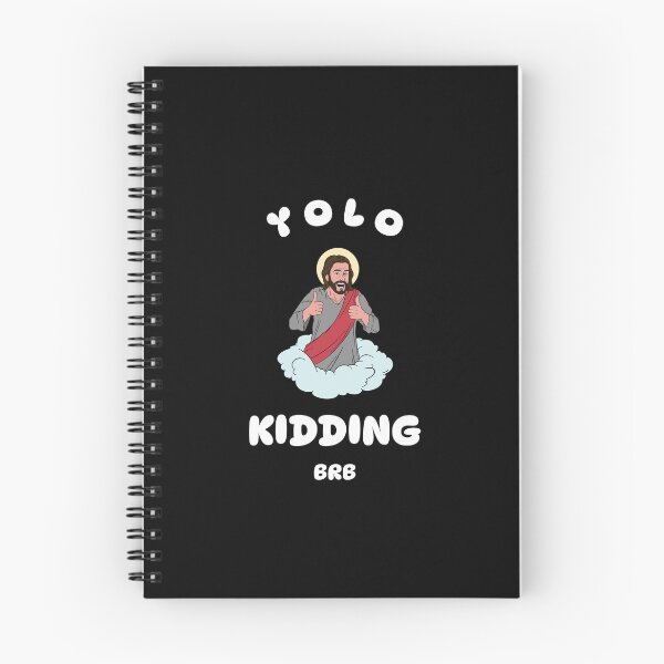 Item preview, Yolo jk brb, funny Easter Jesus resurrection designed and sold by wittyprinttop.