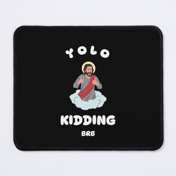 Item preview, Yolo jk brb, funny Easter Jesus resurrection designed and sold by wittyprinttop.
