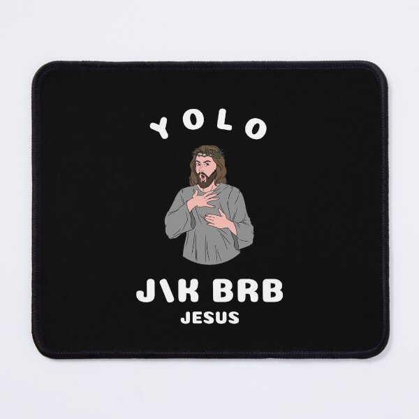Item preview, Yolo jk brb, funny Easter Jesus resurrection designed and sold by wittyprinttop.