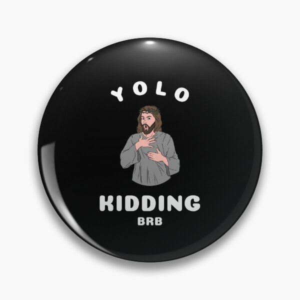 Item preview, Yolo jk brb, funny Easter Jesus resurrection designed and sold by wittyprinttop.