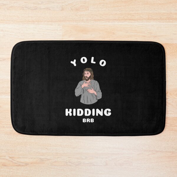 Item preview, Yolo jk brb, funny Easter Jesus resurrection designed and sold by wittyprinttop.