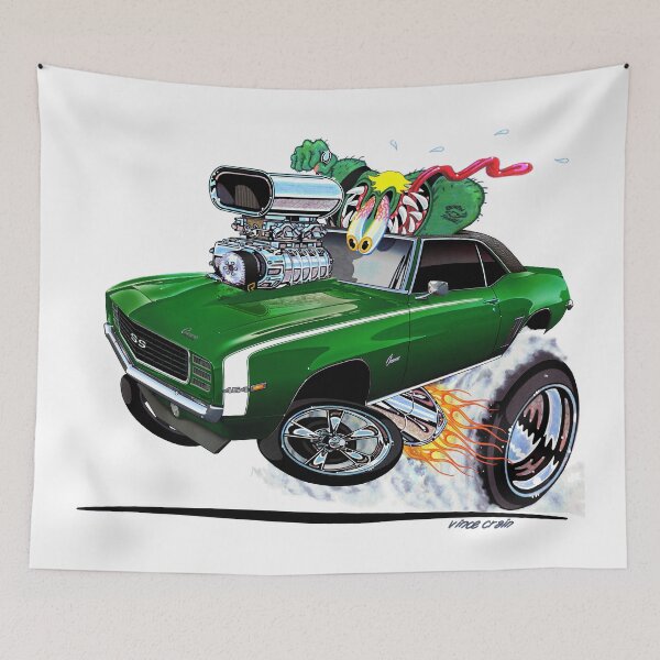 Item preview, Vince Crain Z RATED 1969 green RS SS designed and sold by vincecrain.