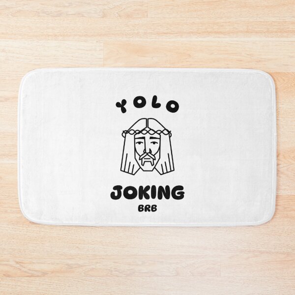Item preview, Yolo jk brb, funny easter jesus resurrection  designed and sold by wittyprinttop.