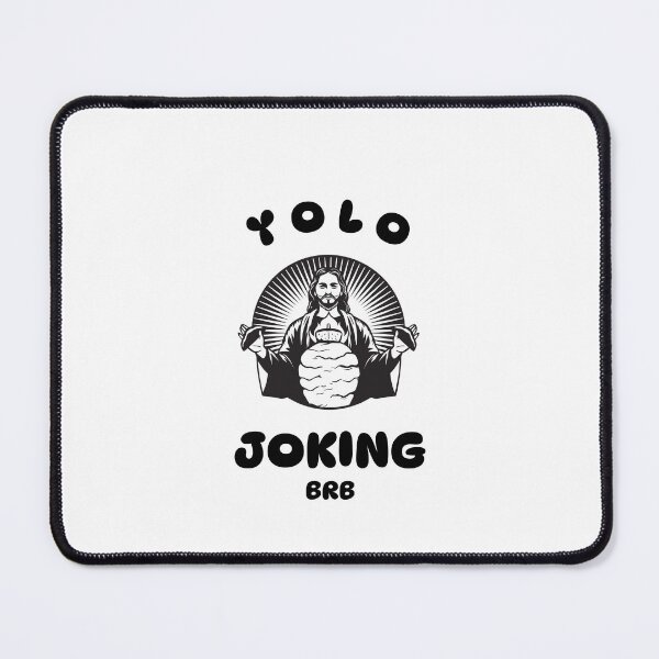 Item preview, Yolo jk brb, funny easter jesus resurrection  designed and sold by wittyprinttop.