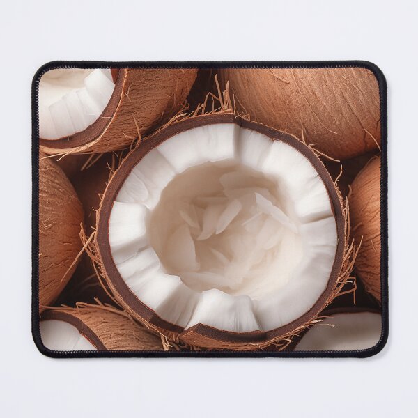 Item preview, Whole and broken coconuts designed and sold by LittleWorldShop.