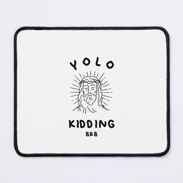 Item preview, Yolo jk brb, funny easter jesus resurrection designed and sold by wittyprinttop.