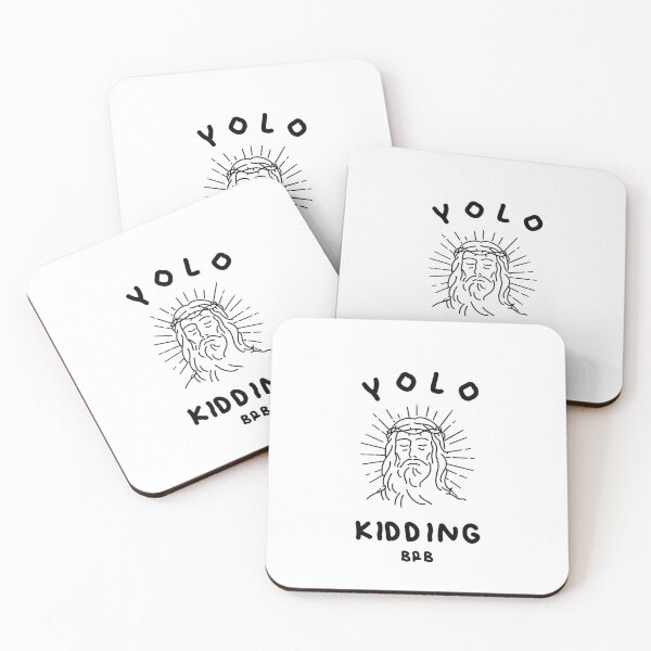 Item preview, Yolo jk brb, funny easter jesus resurrection  designed and sold by wittyprinttop.