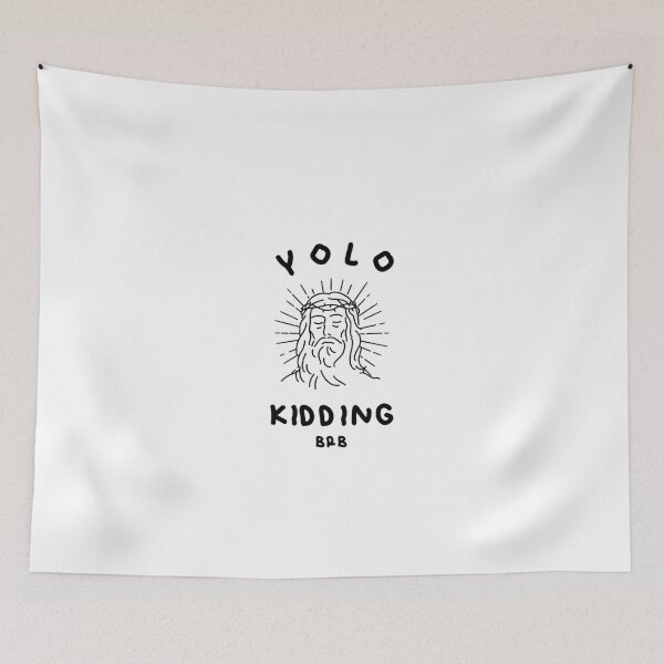 Item preview, Yolo jk brb, funny easter jesus resurrection  designed and sold by wittyprinttop.