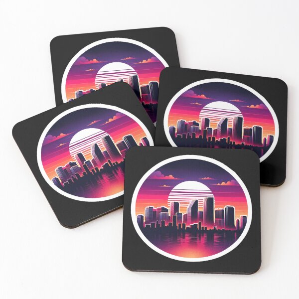 Item preview, Miami Sunset Serenity designed and sold by pixelpulsenyc.