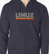 Linux Zipped Hoodie