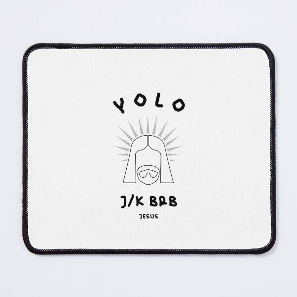 Item preview, Yolo jk brb, funny easter jesus resurrection designed and sold by wittyprinttop.