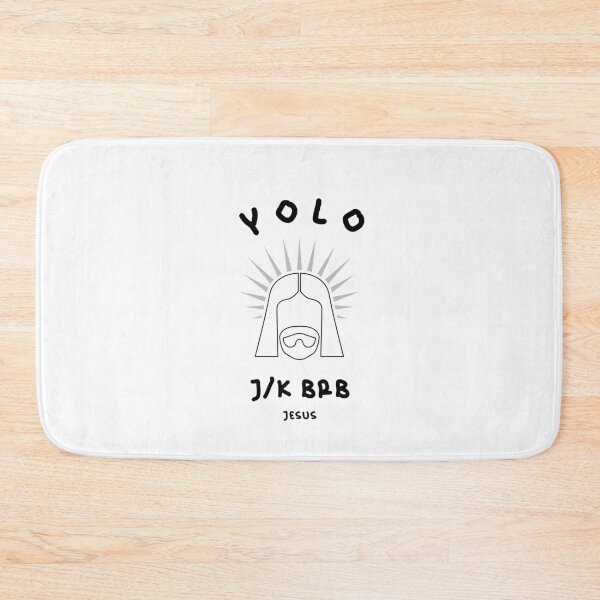 Item preview, Yolo jk brb, funny easter jesus resurrection  designed and sold by wittyprinttop.