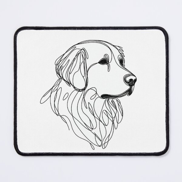 Item preview, golden retriever minimalist designed and sold by tomamatear.