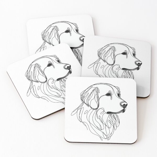 Item preview, golden retriever minimalist designed and sold by tomamatear.