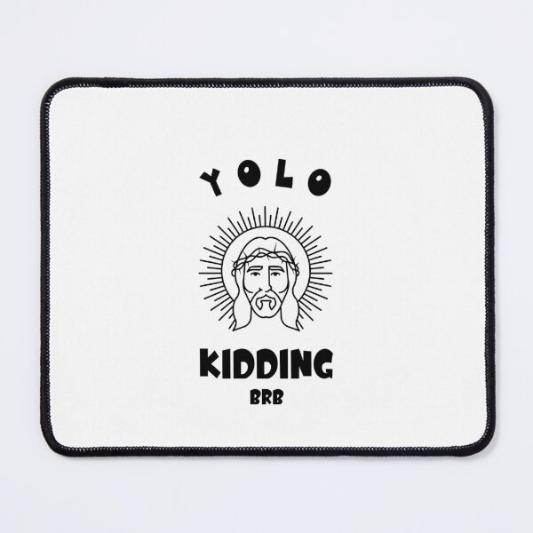 Item preview, Yolo jk brb, funny easter jesus resurrection designed and sold by wittyprinttop.