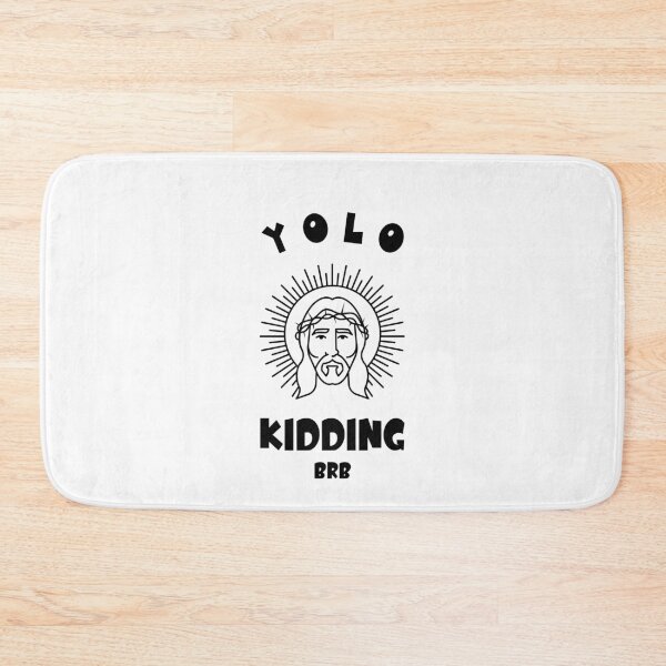 Item preview, Yolo jk brb, funny easter jesus resurrection  designed and sold by wittyprinttop.