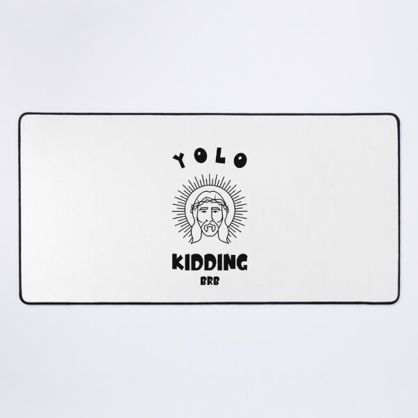 Item preview, Yolo jk brb, funny easter jesus resurrection designed and sold by wittyprinttop.