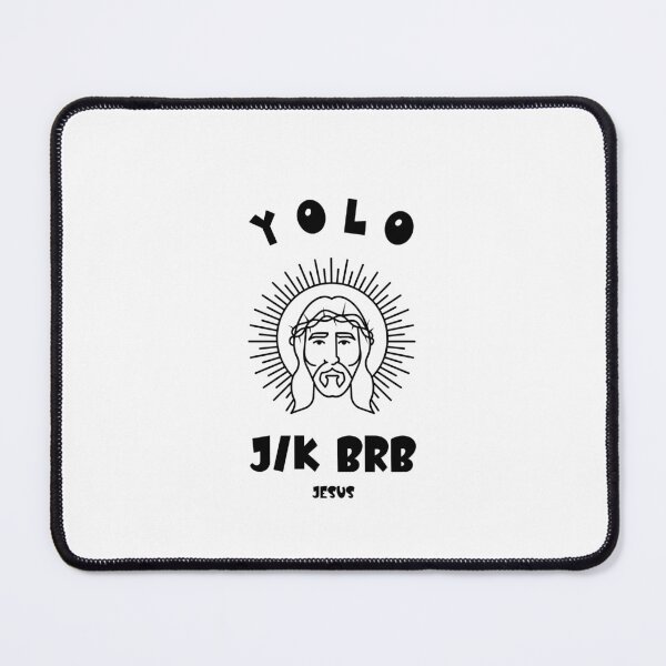 Item preview, Yolo jk brb, funny easter jesus resurrection designed and sold by wittyprinttop.