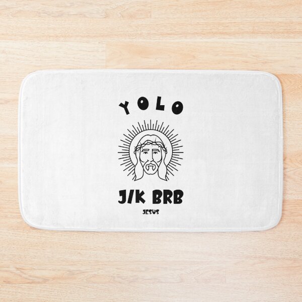 Item preview, Yolo jk brb, funny easter jesus resurrection  designed and sold by wittyprinttop.