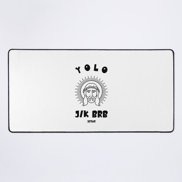 Item preview, Yolo jk brb, funny easter jesus resurrection designed and sold by wittyprinttop.