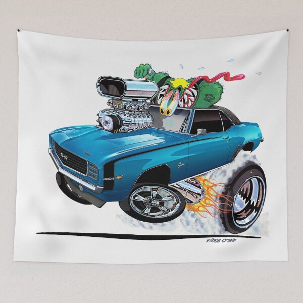 Item preview, Vince Crain Z RATED 1969 blue RS SS designed and sold by vincecrain.