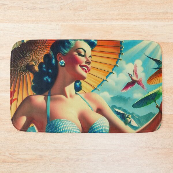 Item preview, Summer Beach Pin-up designed and sold by PulpVintage.