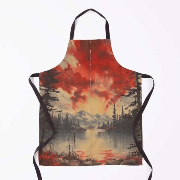 Item preview, Crimson Leaf Over Serene Peaks designed and sold by YegMark.