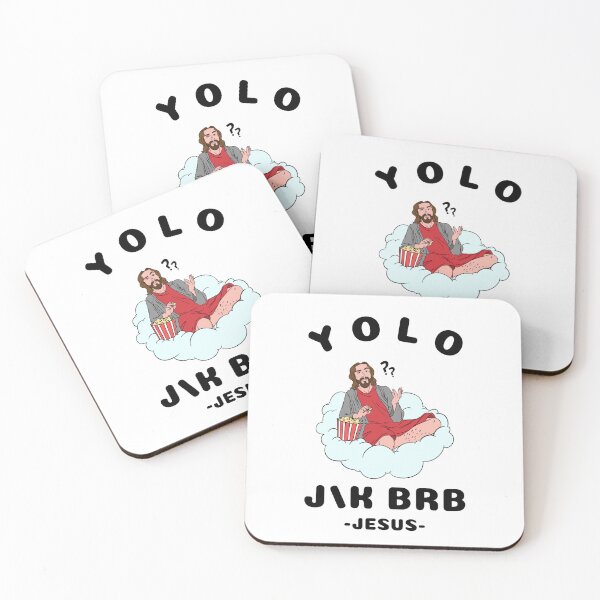 Item preview, Yolo jk brb, funny easter jesus resurrection  designed and sold by wittyprinttop.