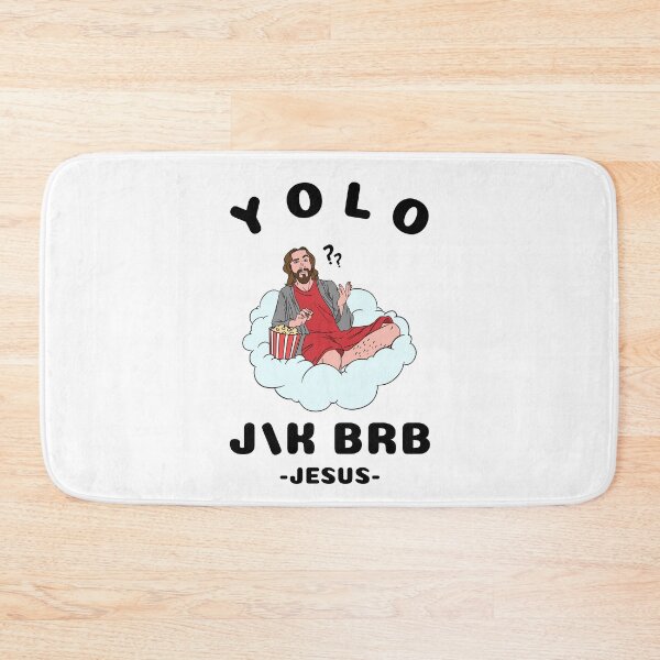 Item preview, Yolo jk brb, funny easter jesus resurrection  designed and sold by wittyprinttop.