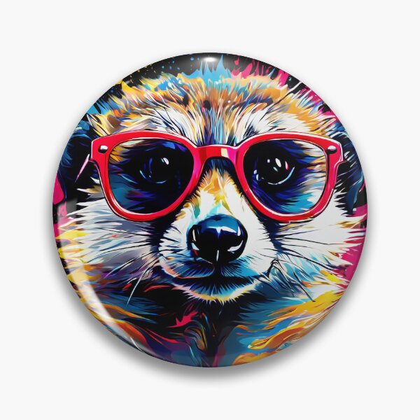 Item preview, Vibrant Meerkat Pop Art Bright Animal Art designed and sold by kakarikihill.