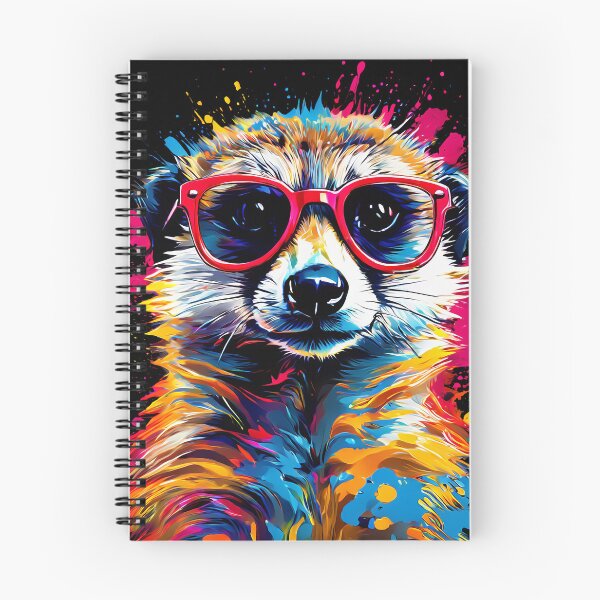 Item preview, Vibrant Meerkat Pop Art Bright Animal Art designed and sold by kakarikihill.