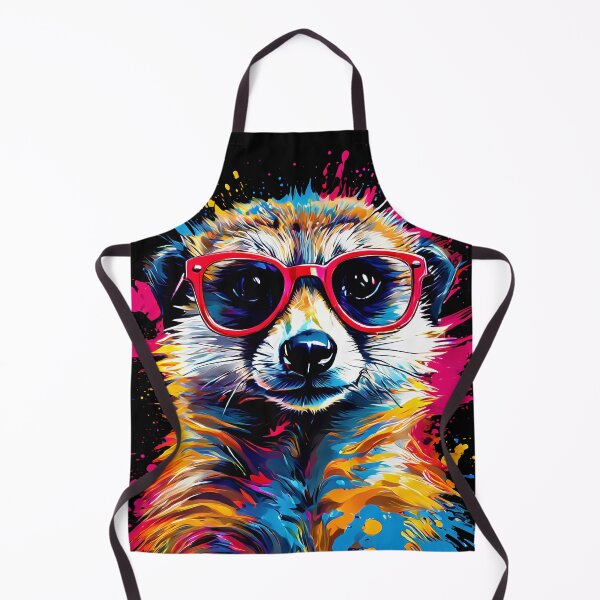 Item preview, Vibrant Meerkat Pop Art Bright Animal Art designed and sold by kakarikihill.