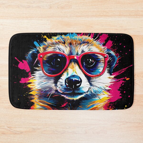 Item preview, Vibrant Meerkat Pop Art Bright Animal Art designed and sold by kakarikihill.