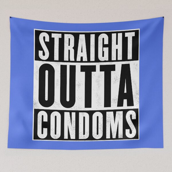 Item preview, Straight Outta Condoms Design designed and sold by DigitalandPhoto.