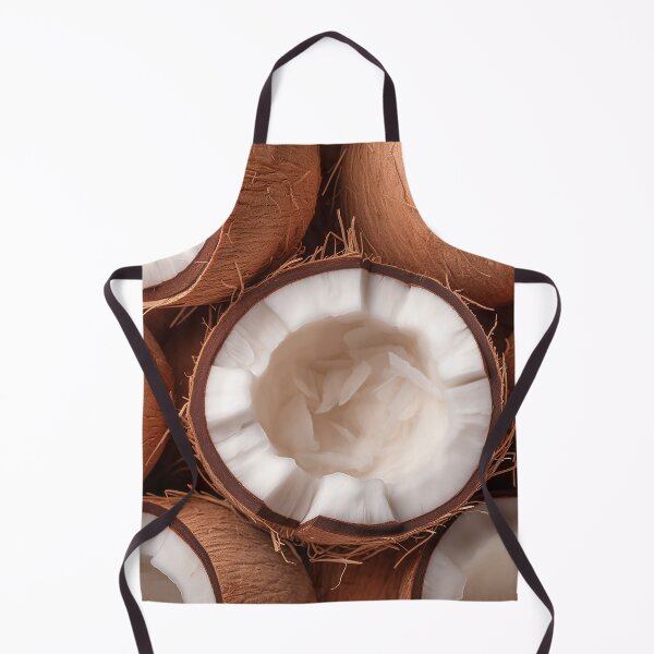 Item preview, Whole and broken coconuts designed and sold by LittleWorldShop.