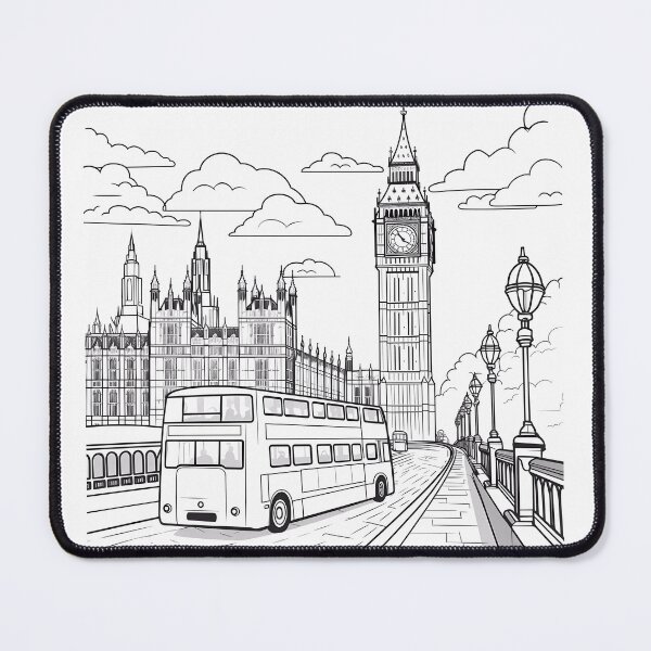 Item preview, london black and white designed and sold by Ricardo Rodríguez Pérez.