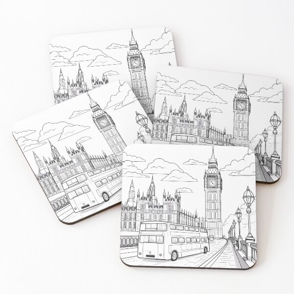 Item preview, london black and white designed and sold by Ricardo Rodríguez Pérez.