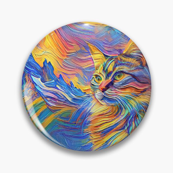 Item preview, Stylised castle and cat. DeepDream designed and sold by blackhalt.